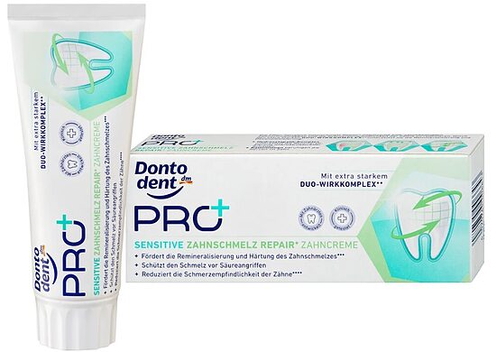 Dontodent zobu pasta Pro+Sensitive emaljas atjaunošanai, 75 ml
