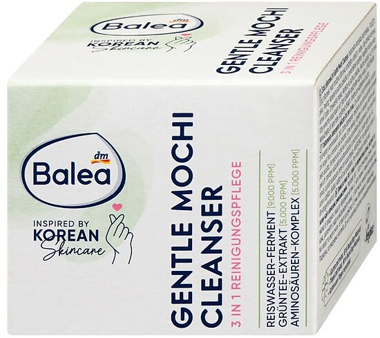 Balea attīrošais korejiešu ādas kopšanas līdzeklis sejai Mochi, 100 ml