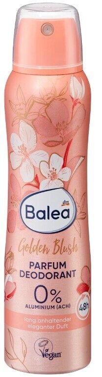 Balea dezodoranta smaržas Golden Blush, 150 ml