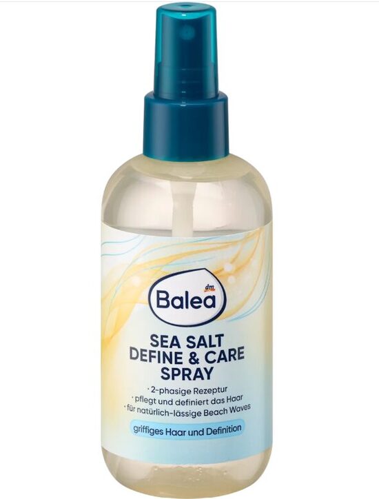 Balea jūras sāls tekstūras aerosols matiem ar barojošu eļļu  Leave-In Spray Sea Salt Care & Define, 200 ml