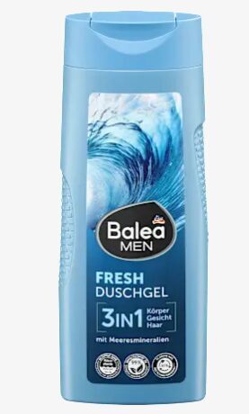 Balea MEN dušas želeja Fresh 3in1, 300ml