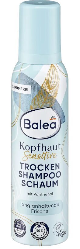 Balea sausā šampūna putas Sensitive, 150 ml