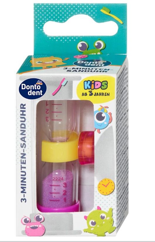 Dontodent smilšu pulkstenis bērniem, 3 minūtes, 1 gb.