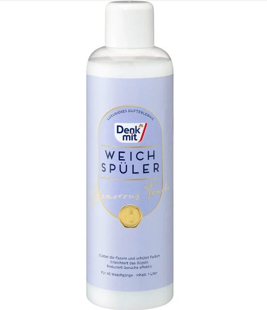 Denkmit veļas mīkstinātājs Glamorous Touch 40 mazg. reizēm, 1 l