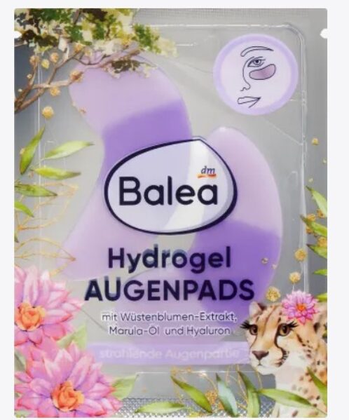 Balea hidrogēla acu spilventiņi lilā