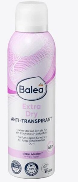 Balea izsmidzināms antiperspirants Extra Dry, 200 ml