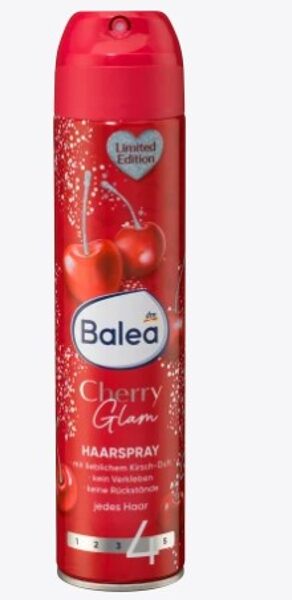Balea matu laka Cherry Glam ar B5 un E vitamīniem, 300 ml