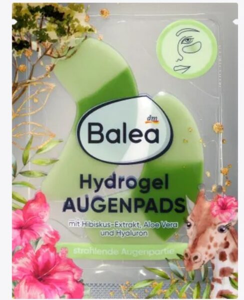 Balea hidrogēla acu spilventiņi zaļi