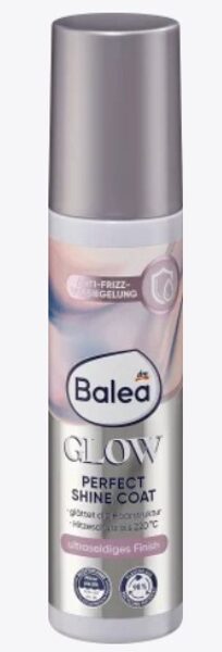 Balea Glow Perfect shine Coat matu taisnošanai, zīdains finišs, 150 ml