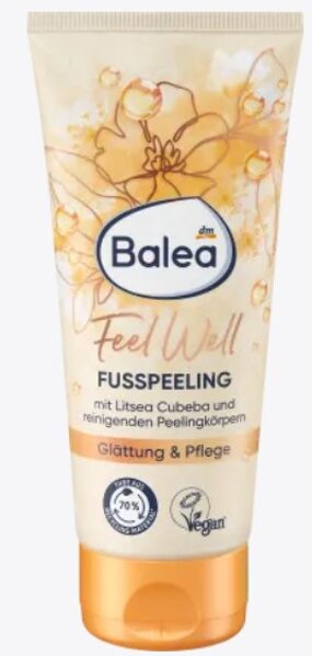 Balea pēdu krēmveida skrubis Feel Well Litsea Cubeba, 100 ml