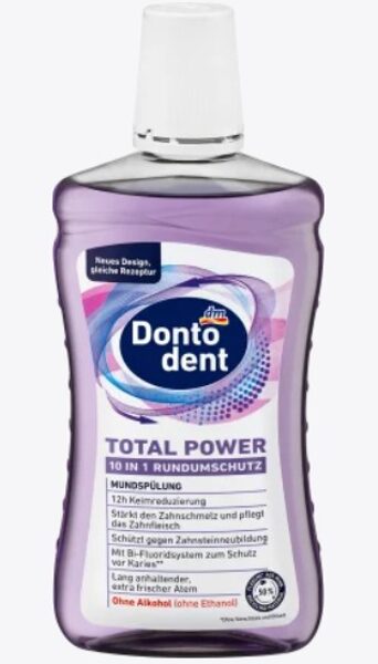 Dontodent Total Power 10in1 mutes skalošanas līdzeklis, 500 ml