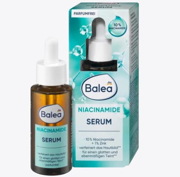 Balea sejas serums ar niacinamīdu, 30 ml