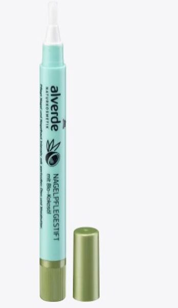alverde dabas kosmētika nagu un kutikulu kopšanas zīmulis ar bio kokoseļļu, 3ml