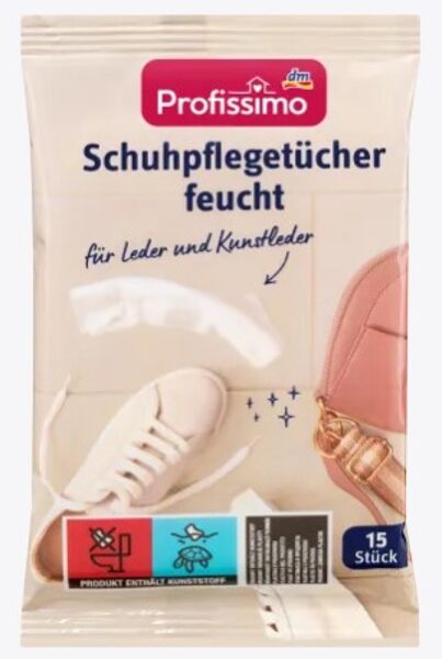 Profissimo mitrās apavu kopšanas lupatiņas 15 gb.