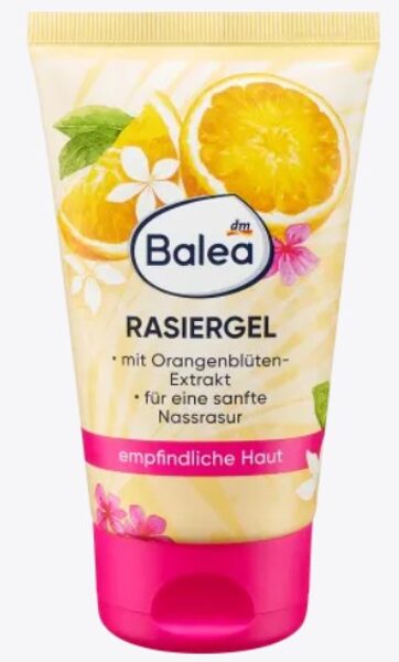 Balea skūšanās želeja ar apelsīnu ziedu ekstraktu, 150 ml