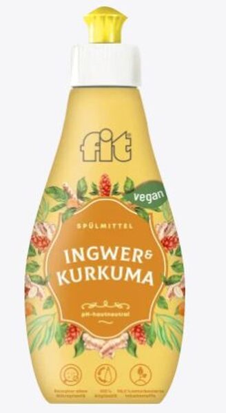 fit trauku mazgāšanas līdzekis ar ingveru un kurkumu, 400ml