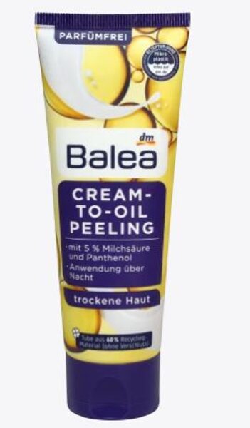 Balea Cream-to-Oil pīlings, 75 ml