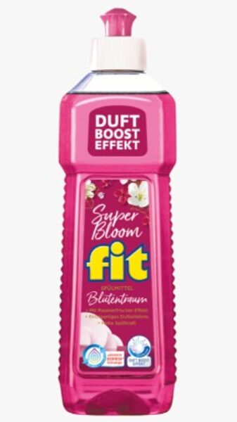 fit trauku mazgāšanas līdzeklis Super Bloom ar ziedu smaržu un telpu atsvaidzinošu efektu, 500 ml