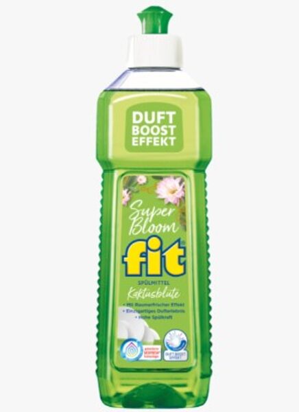 fit trauku mazgāšanas līdzeklis Super Bloom ar kaktusa zieda smaržu un telpu atsvaidzinošu efektu,  500 ml
