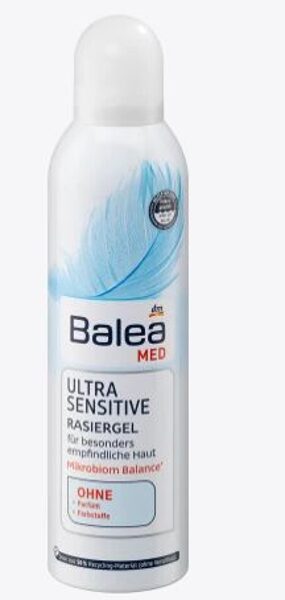 Balea MED Ultra Sensitive skūšanās želeja, 200 ml
