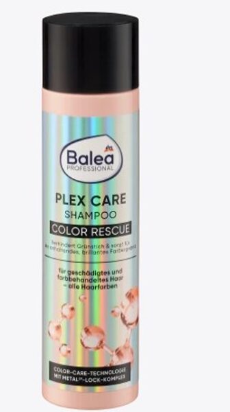 Balea Profesioal šampūns Plex Care Color Rescue, krāsotiem, bojatiem matiem, 250 ml