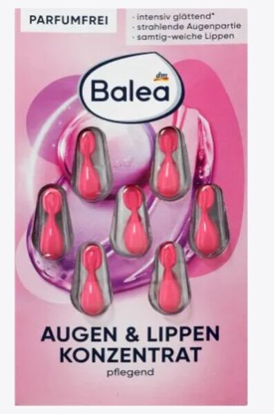 Balea kopjošas kapsulas acīm un lūpam, 7 gab.