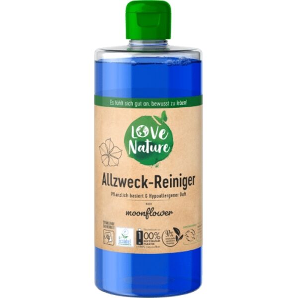 Love Nature Universālais tīrīšanas līdzeklis Moonflower, 720 ml, EU Ecolabel