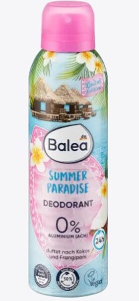 Balea dezodorants Summer Paradise, 200 ml