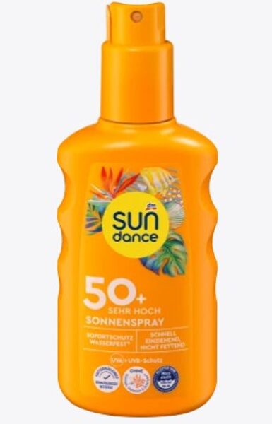 Sundance sauļošanās sprejs, SPF 50+Plus, 200 ml , vegāns