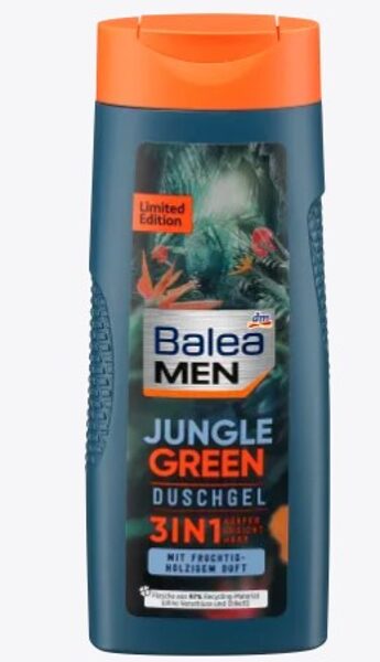 Balea Men dušas želeja 3in1 Jungle Green, 300 m