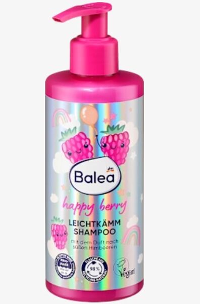 Balea šampūns atvieglotai matu ķemmēšanai Happy berry, 250 ml