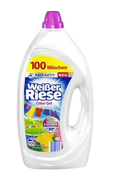 Weisser Riese veļas mazgāšanas līdzeklis krāsainai veļai, 100 mazgāšanas reizēm 