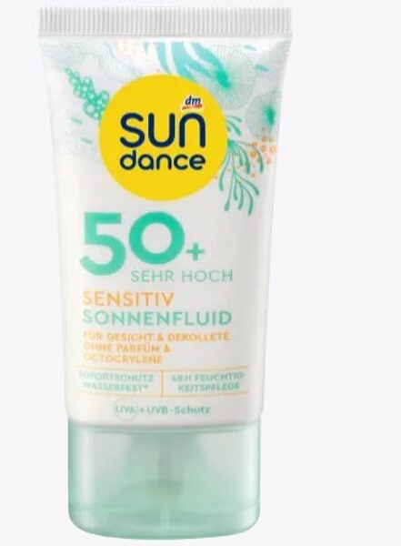 Sundance saulesfluids sejai sensitive SPF 50+, 50 ml