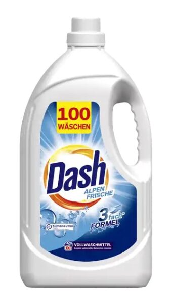 Dash Alpu svaigums mazgāšanas līdzeklis gaišai veļai 100 mazg.reizēm