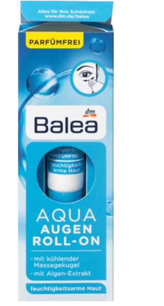 Balea acu krēms Aqua, rullītis, 15 ml, vegāns