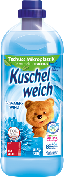 Kuschelweich veļas mīkstinātājs Sommerwind, 38 mazg.reizēm