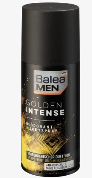 Balea MEN Golden intense dezodorants + ķermeņa sprays, 150ml