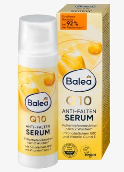 Balea Q10 pretgrumbu serums Q10, 30 ml