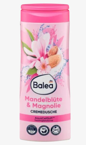 Balea krēmveida dušas želeja ar mandeļziedu un magnolijas smaržu, 300 ml