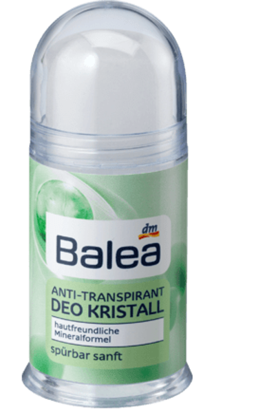 Balea dezododorants antiperspirants Kristall, 100 g