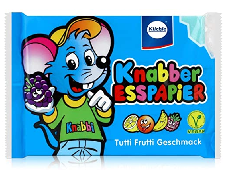 Küchle ēdamais papīrs ar tutti_frutti garšu 25g