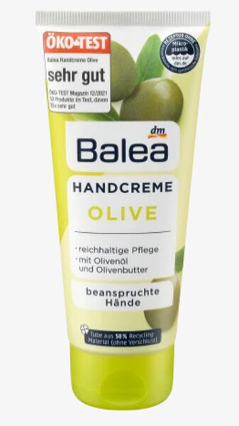 Balea roku krēms ar olīveļļu, 100 ml