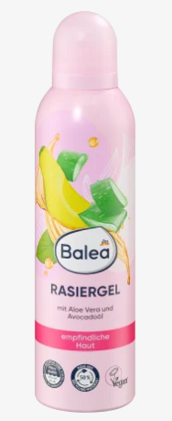 Balea skūšanās želeja ar alveju un avokado eļļu, 200 ml