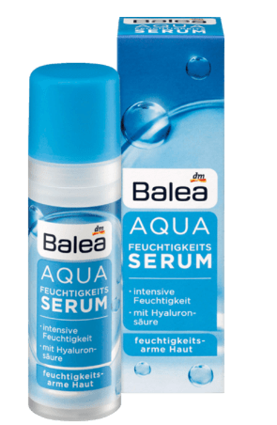Balea Aqua sejas serums, mitrinošs, 30 ml vegāns