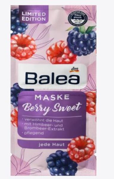 Balea sejas maska kopjoša Berry Sweet, 2x8 ml