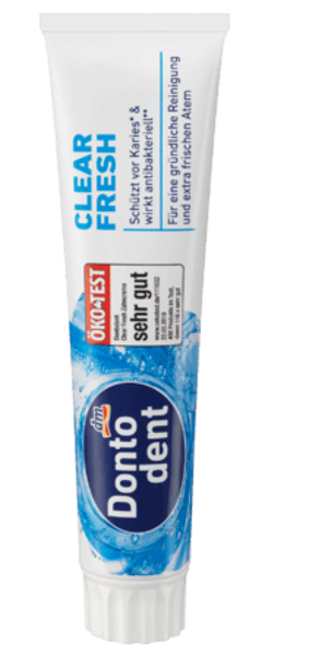 Dontodent zobu pasta Clear Fresh, 125 ml