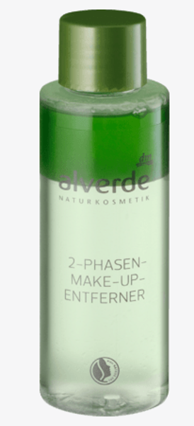 alverde dabas kosmētika 2 fāžu kosmētikas noņēmējs, 100 ml