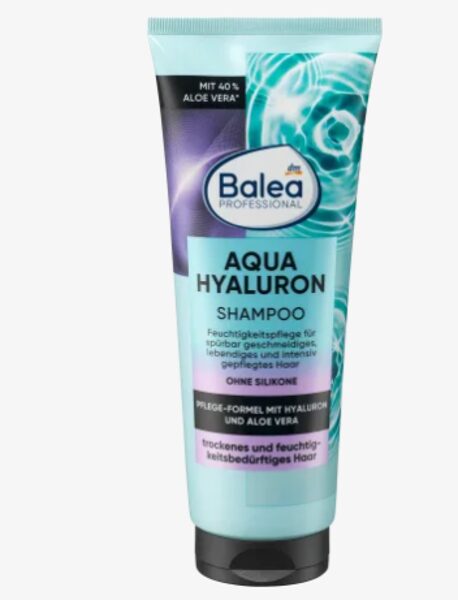 Balea Professonal šampūns Aqua Hyaluron, sausiem matiem, kuriem nepieciešams mitrums,250 ml