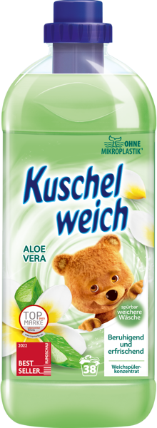 Kuschelweich veļas mīkstinātājs Aloe Vera ar alveju, 38 mazg.reizēm