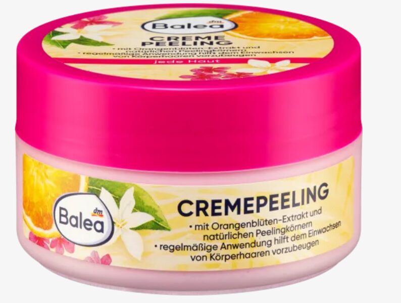 Balea ķermeņa krēmpīlings ar apelsīnu ziedu ekstraktu, 200 ml